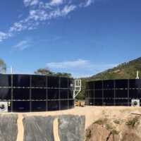 Trickling water tanks in El Salvador / Tropfwassertanks in El Salvador